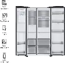 Side by Side Refrigerator with Family Hub, Spotify, SmartView, and 591 L, Black empty mourixa qatar.webp