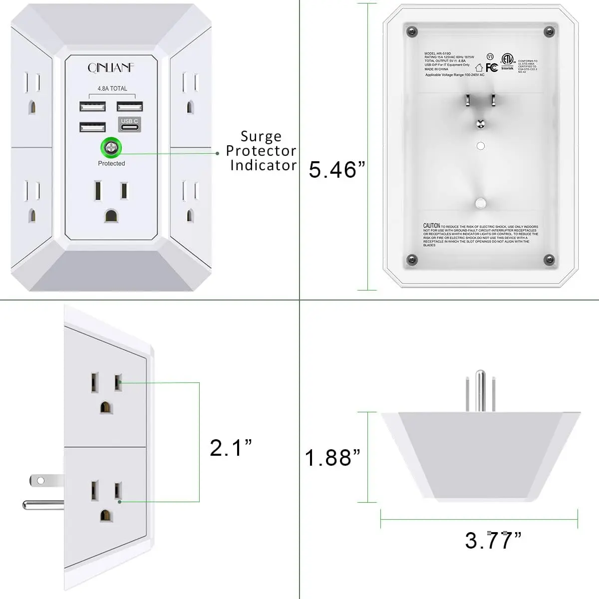 Mourixa-Mourixa-Wall Charger, Surge Protector, QINLIANF-07.webp