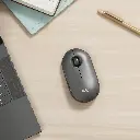Logitech Pebble 2 M350s Mouse on desk mourixa qatar.webp