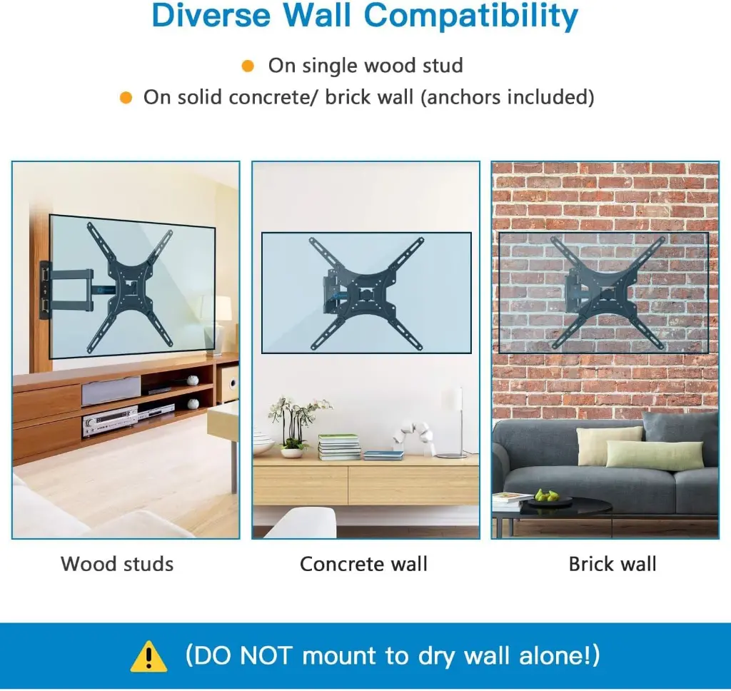 Mourixa-Full Motion TV Wall Mount Bracket-04.webp