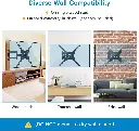 Mourixa-Full Motion TV Wall Mount Bracket-04.webp