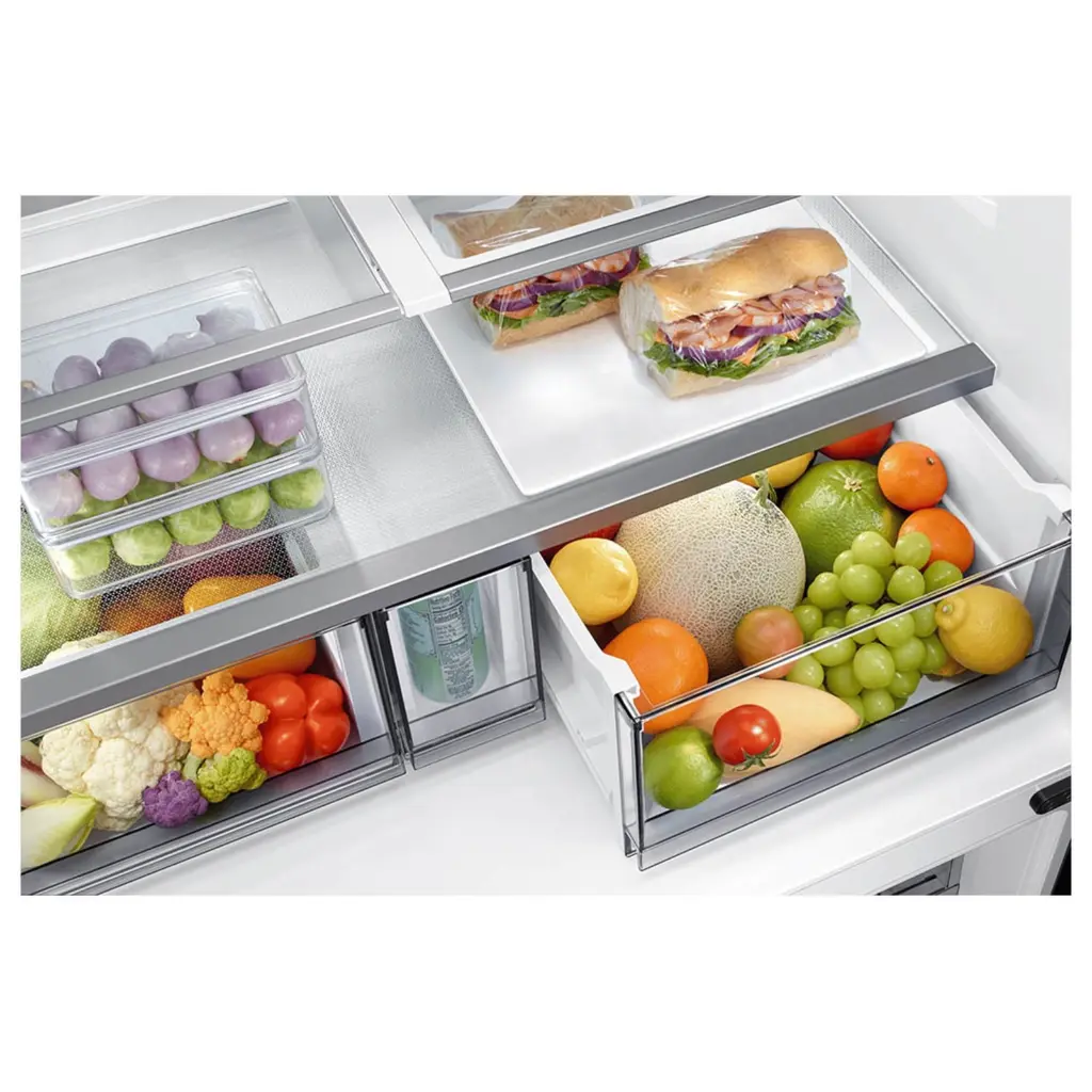 BESPOKE T Style French Door Refrigerator, 602L Black fruit oragniser mourixa qatar.webp