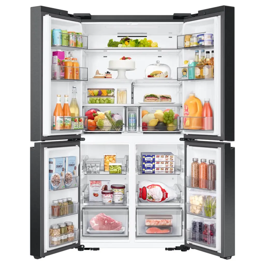 BESPOKE T Style French Door Refrigerator, 602L Black full mourixa qatar.webp
