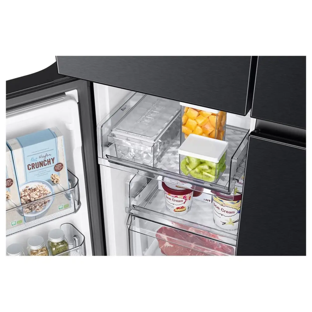BESPOKE T Style French Door Refrigerator, 602L Black fridge mourixa qatar.webp