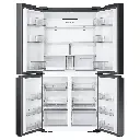 BESPOKE T Style French Door Refrigerator, 602L Black opened mourixa qatar.webp