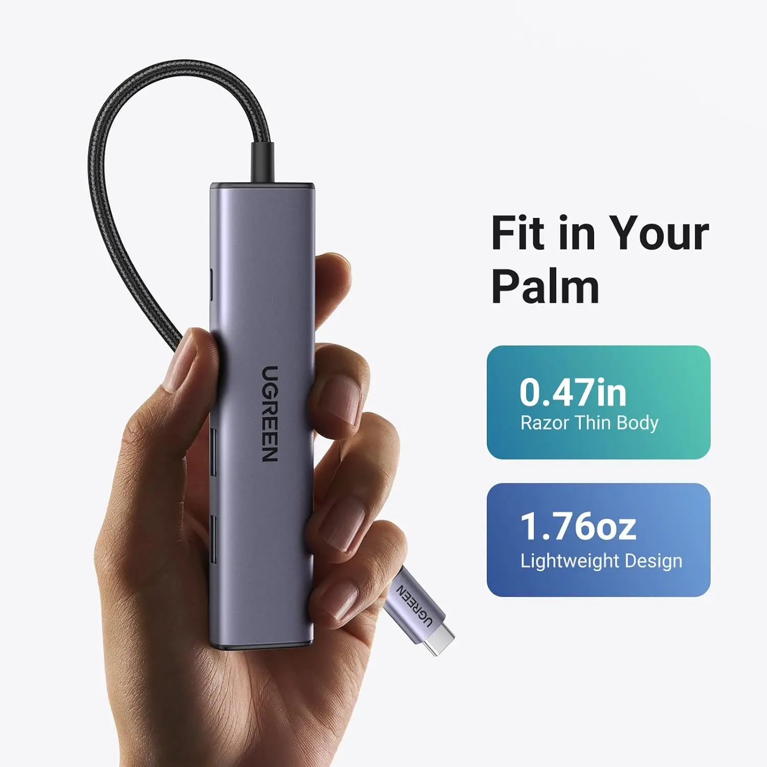 Mourixa-UGREEN Revodok 105 USB C Hub 5 in 1 Multiport Adapter-06.webp