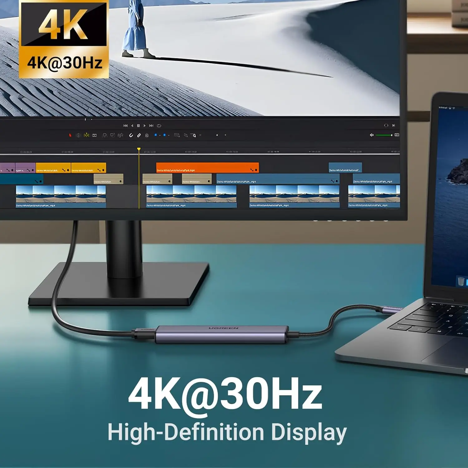 Mourixa-UGREEN Revodok 105 USB C Hub 5 in 1 Multiport Adapter-08.webp