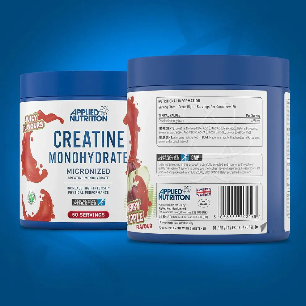 CREATINE MONOHYDRATE 250MG - CHERRY & APPLE mourixa qatar 2.webp