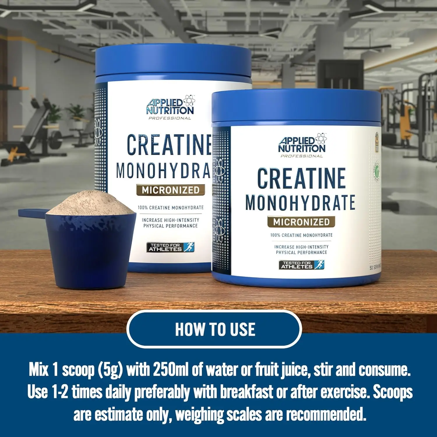 CREATINE MONOHYDRATE 250MG - ICY BLUE RAZZ mourixa qatar 2.webp