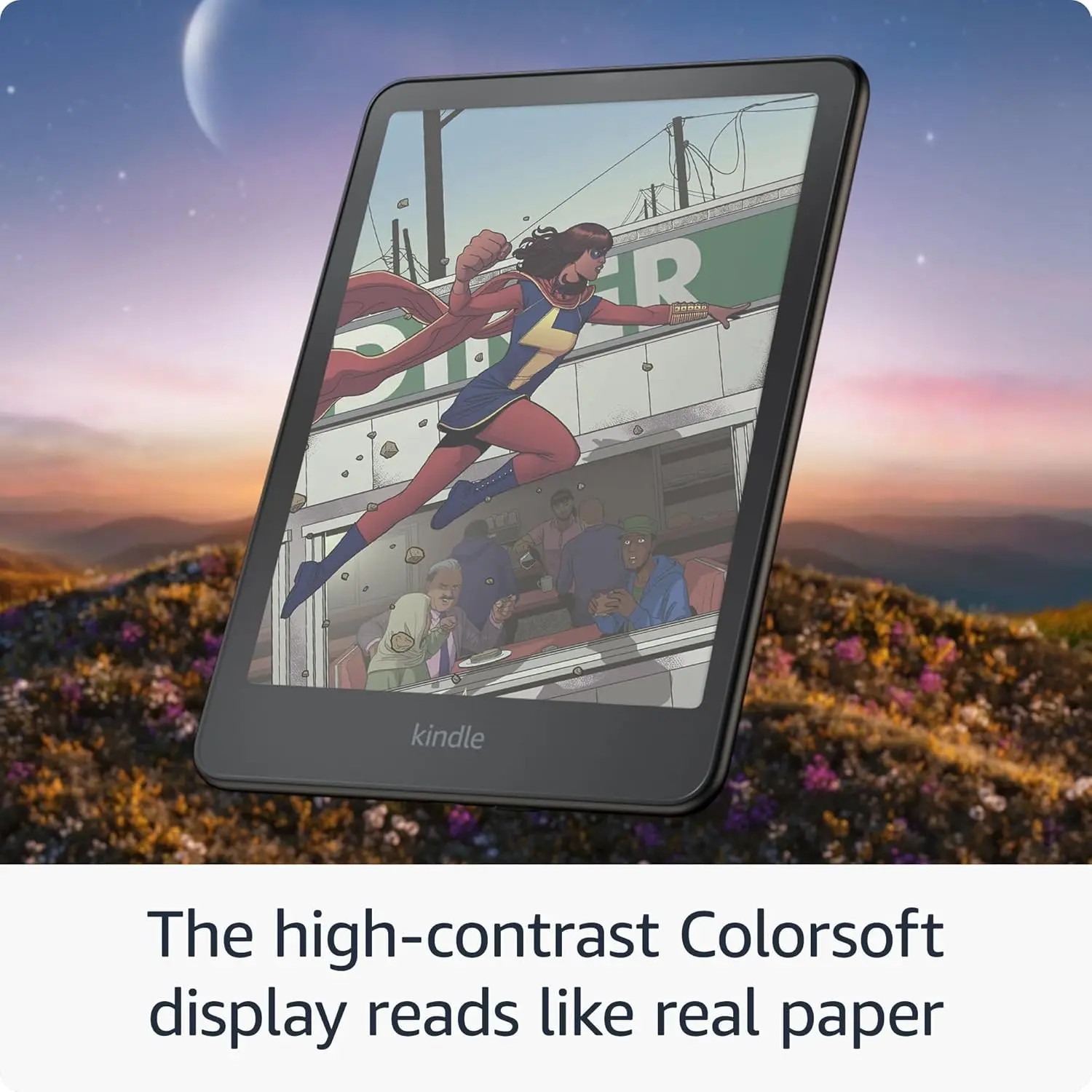 Amazon Kindle Colorsoft Signature Edition (32 GB) 7-Inch Color Display - Metallic Black mourixa qatar 3.webp