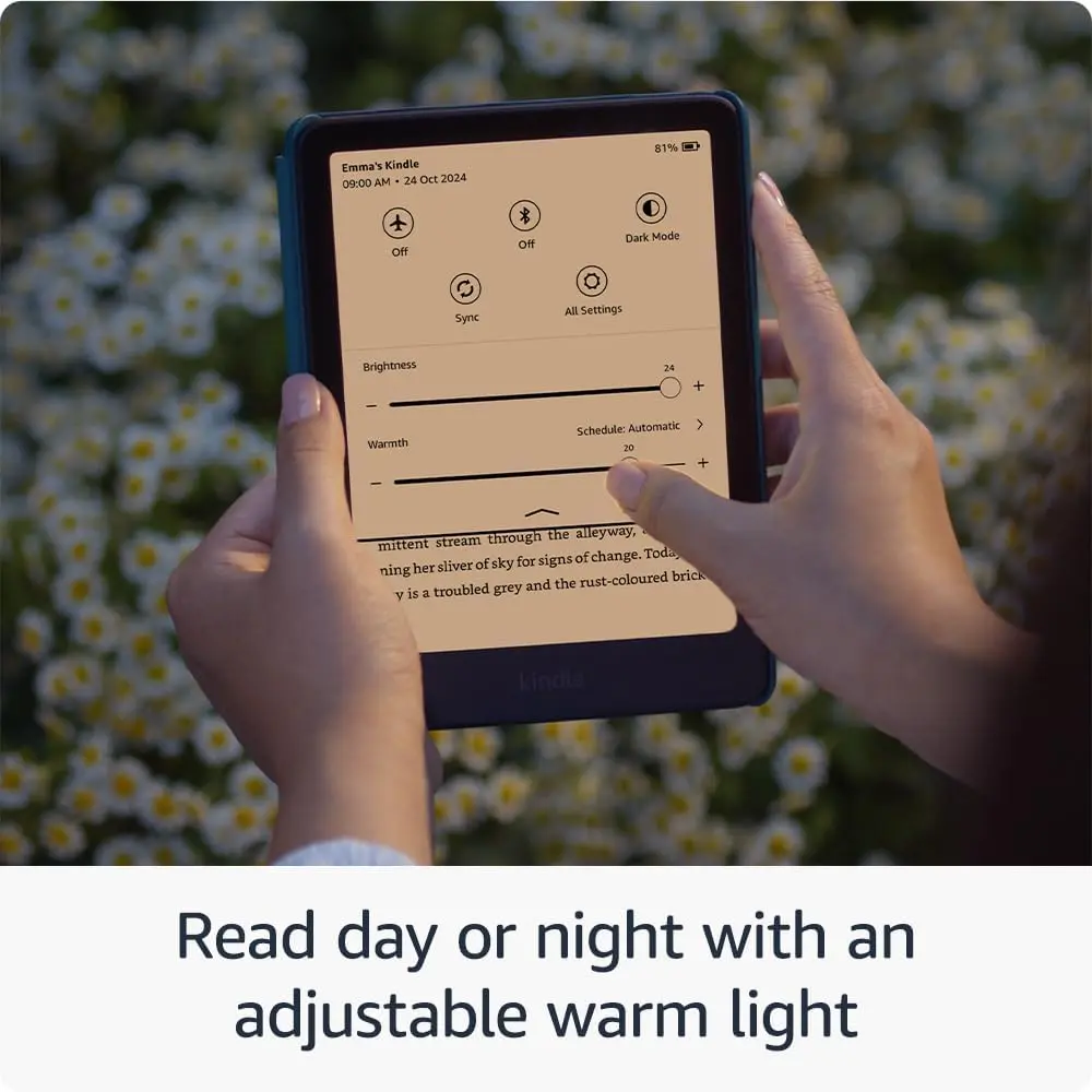 Amazon Kindle Paperwhite 16 GB 7-Inch E-Reader (12th Gen) (with Ads) - Raspberry mourixa qatar 4.webp