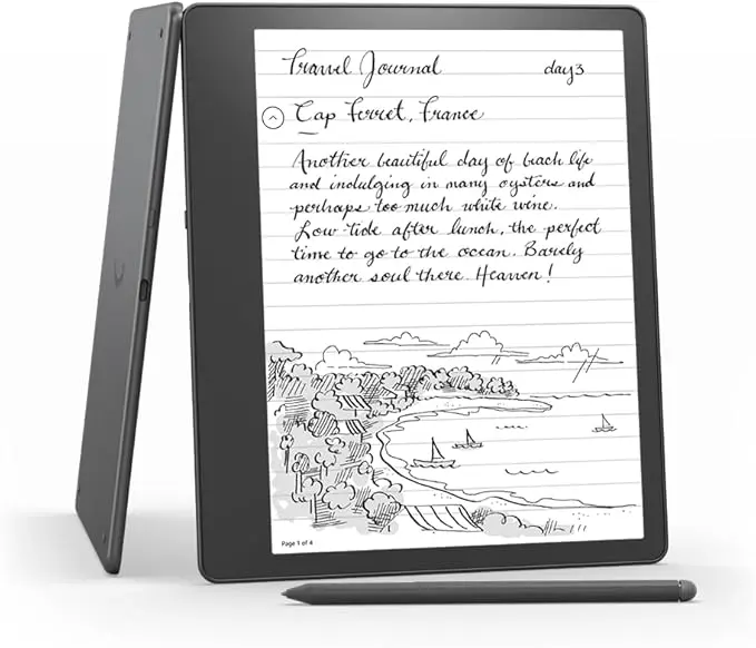 Amazon Kindle Scribe E-Reader 10.2-Inch Display With Premium Pen 64GB - Grey mourixa qatar 5.webp