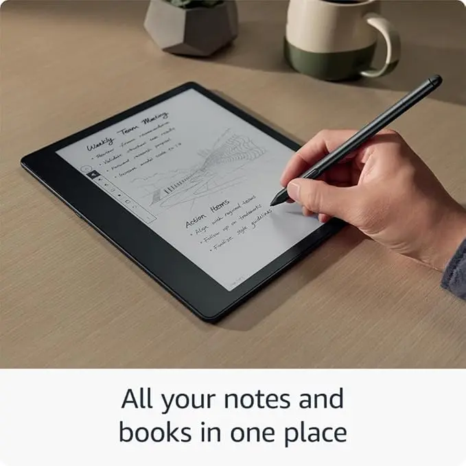Amazon Kindle Scribe E-Reader 10.2-Inch Display With Premium Pen 64GB - Grey mourixa qatar 6.webp