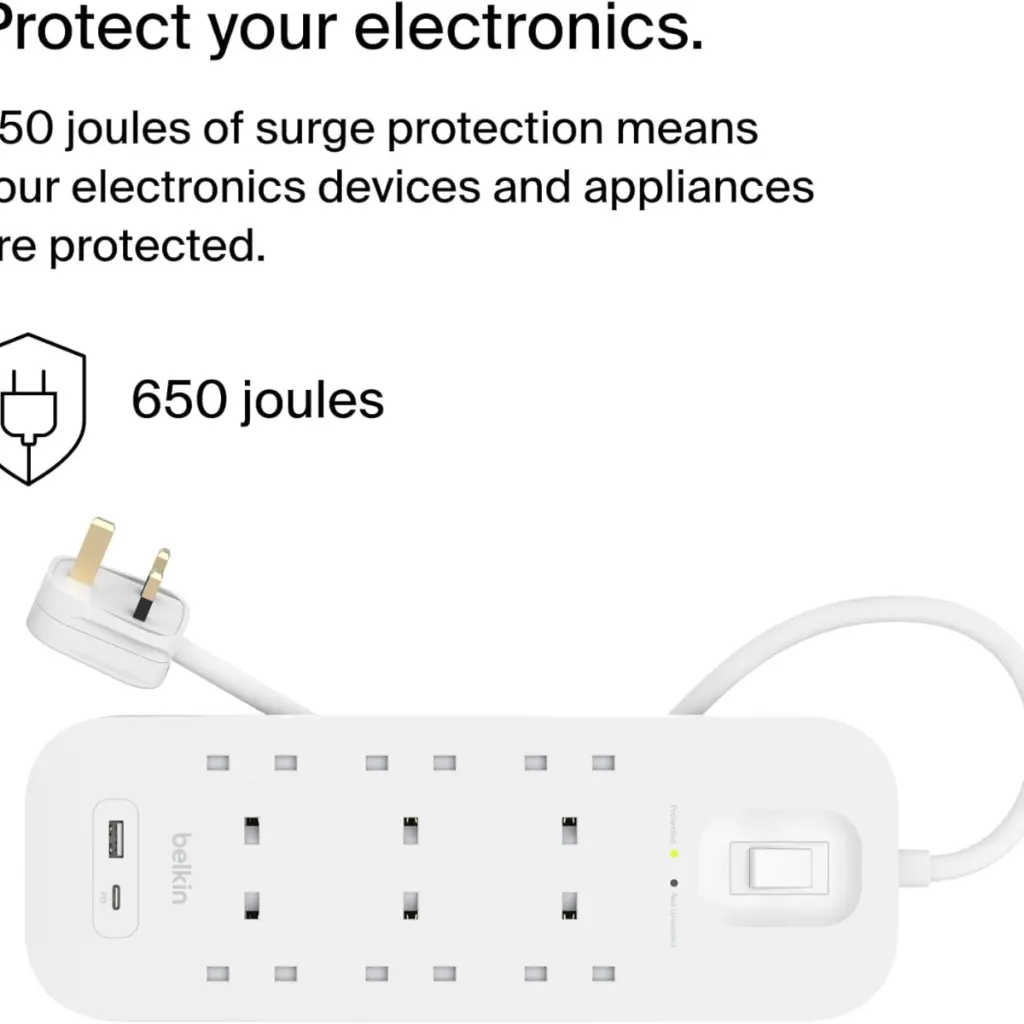 Belkin 6-Outlet Surge Protector 18W, USB-A and USB-C Ports, 2M Cord (5)-1200x1200h mourixa qatar.webp