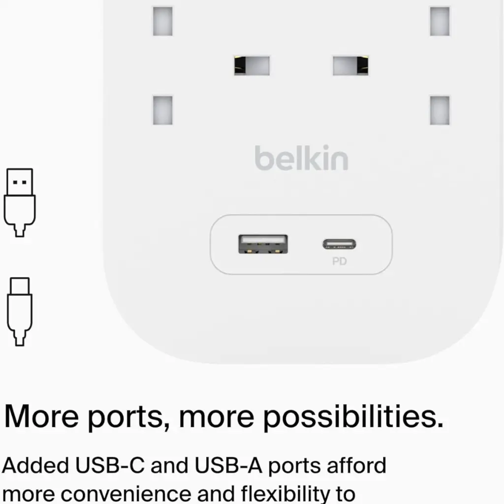 Belkin 6-Outlet Surge Protector 18W, USB-A and USB-C Ports, 2M Cord (4)-1200x1200w mourixa qatar.webp