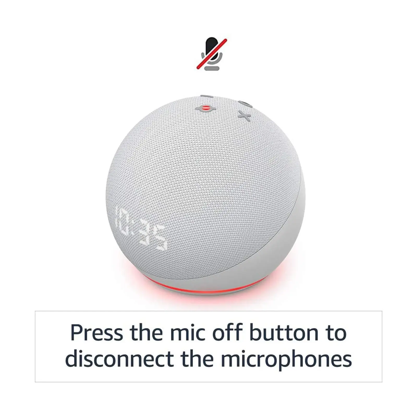 Amazon Echo Dot (4th Gen) Smart Speaker - white mourixa qatar 4.webp