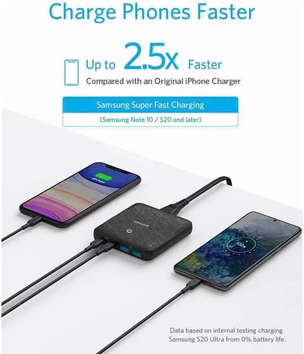 Anker PowerPort Atom III Charger A2046K11 Black mourixa qatar 2.webp
