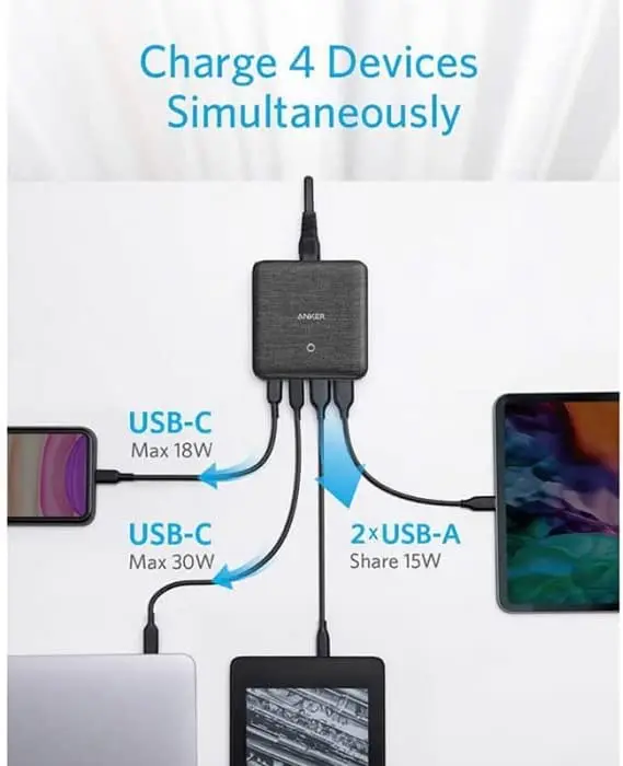 Anker PowerPort Atom III Charger A2046K11 Black mourixa qatar 1.webp