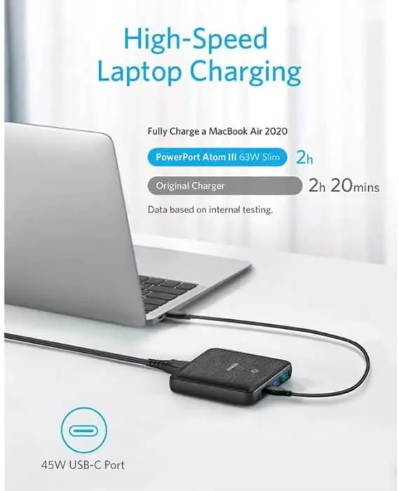 Anker PowerPort Atom III Charger A2046K11 Black mourixa qatar 3.webp