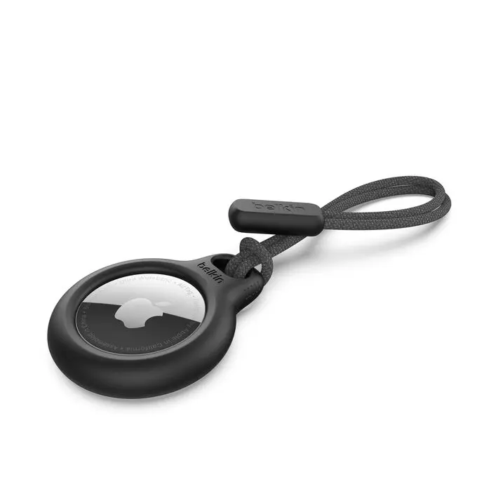 Belkin Secure Holder with Strap for AirTag – Black 1 mourixa qatar.webp