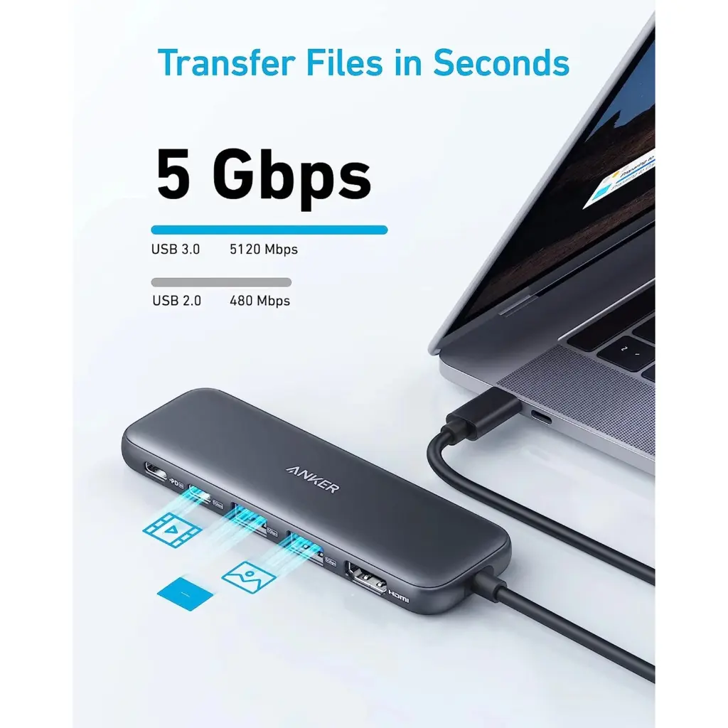 Anker 5 in 1 USB-C Hub, A8355H11 mourixa qatar 3.webp