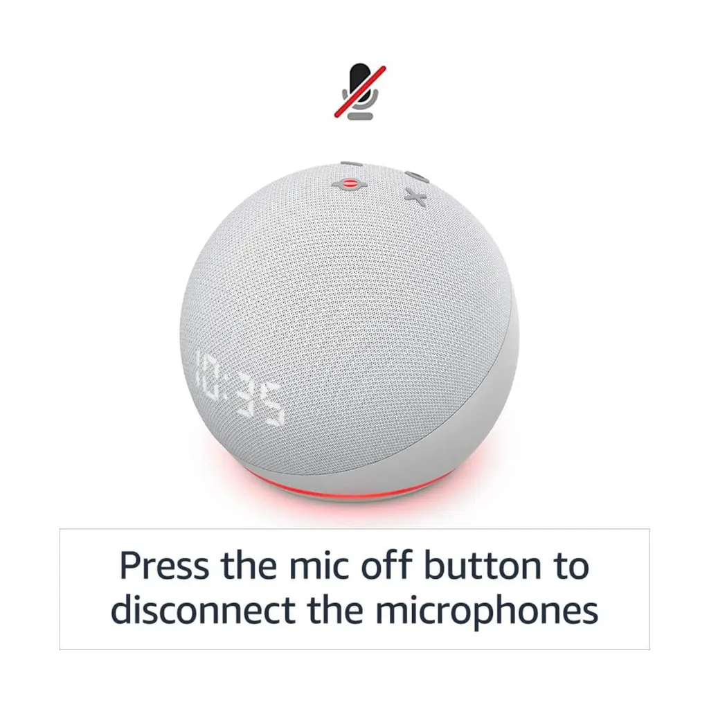 Amazon Echo Dot (4th Gen) Smart Speaker - white mourixa qatar 4.webp