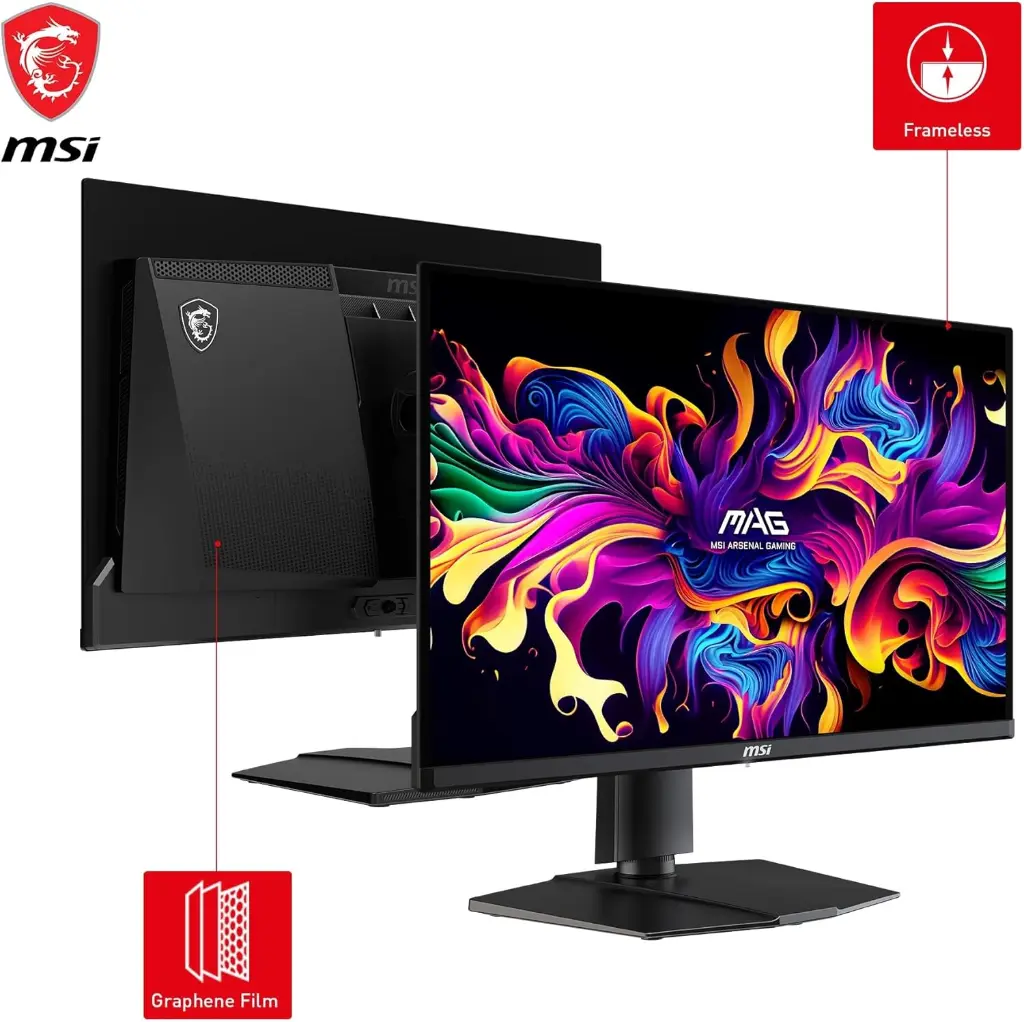 MSI Mag 27 QD-OLED 9S6-3FA84T-013 - 26.5-Inch QD-OLED (2560 X 1440) (WQHD) 360 Hz Gaming Monitor mourixa qatar.webp