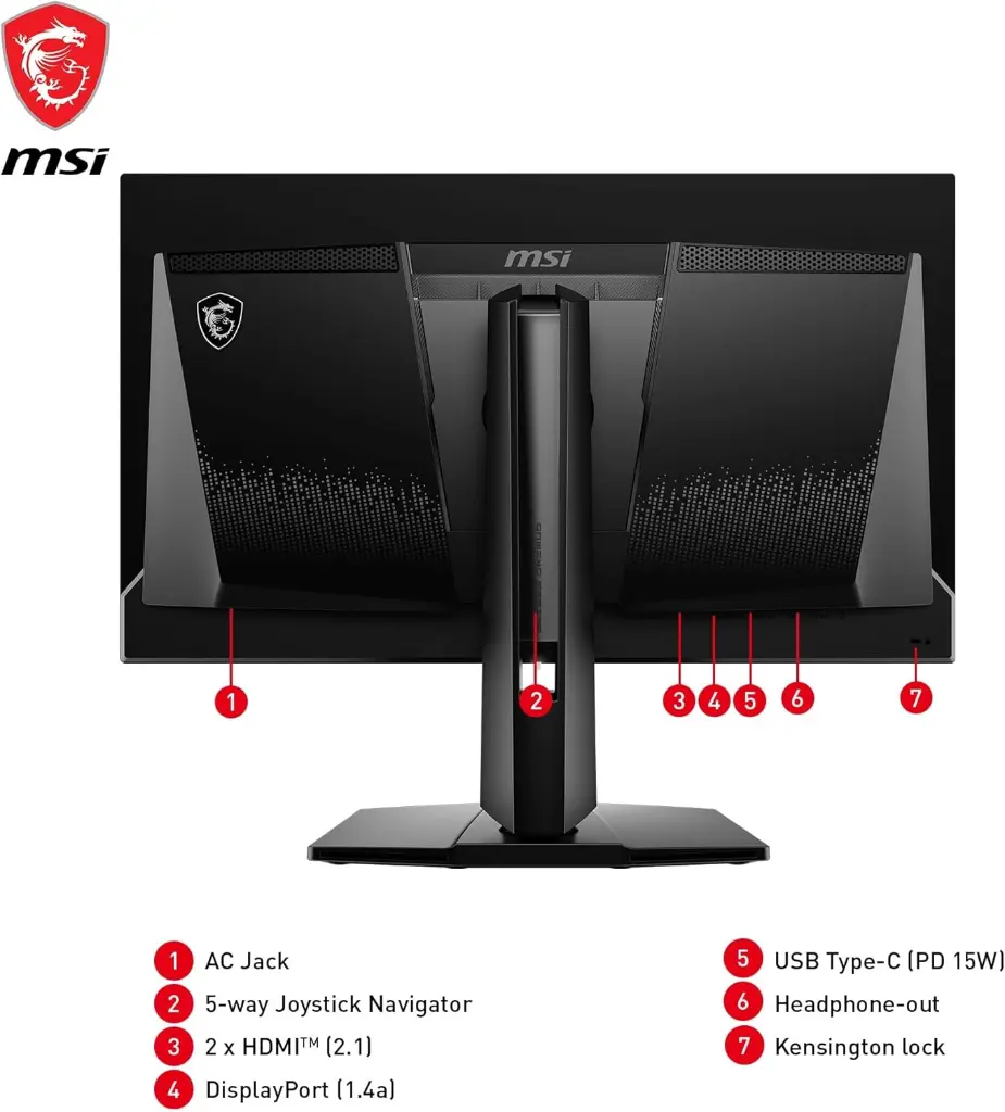 MSI Mag 27 QD-OLED 9S6-3FA84T-013 - 26.5-Inch QD-OLED (2560 X 1440) (WQHD)  360 Hz Gaming Monitor mourixa qatar 4.webp