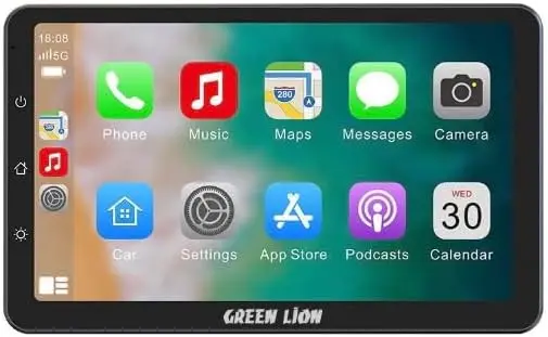 Green Lion Portable Wireless Touch Screen Carplay- Android Auto mourixa qatar 1.webp