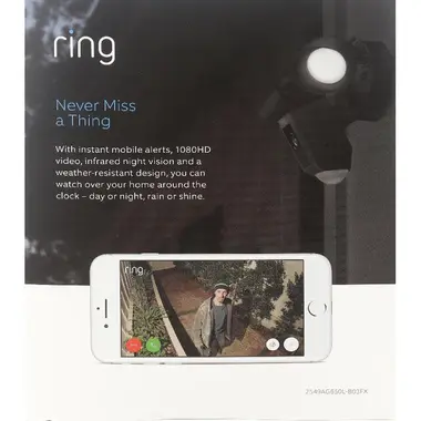 RING Floodlight Cam (Black) Smart Security Camera mourixa qatar 1.webp