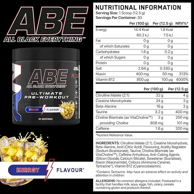 Applied Nutrition ABE - Energy Flavour - 375 gm mourixa qatar 1.webp