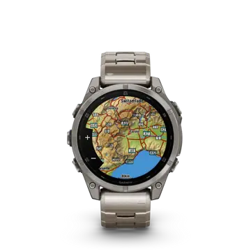 FENIX 8 SERIES ( 47MM ) - AMOLED SAPPHIRE, TITANIUM WITH VENTED TITANIUM BRACELET mourixa Qatar-5.webp