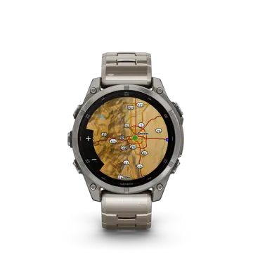 FENIX 8 SERIES ( 47MM ) - AMOLED SAPPHIRE, TITANIUM WITH VENTED TITANIUM BRACELET mourixa Qatar-6.webp