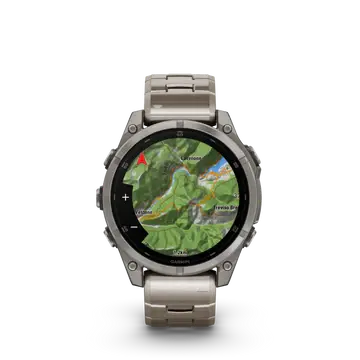 FENIX 8 SERIES ( 47MM ) - AMOLED SAPPHIRE, TITANIUM WITH VENTED TITANIUM BRACELET mourixa Qatar-8.webp