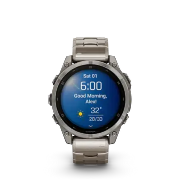 FENIX 8 SERIES ( 47MM ) - AMOLED SAPPHIRE, TITANIUM WITH VENTED TITANIUM BRACELET mourixa Qatar-12.webp