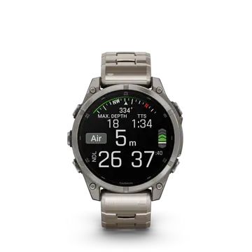 FENIX 8 SERIES ( 47MM ) - AMOLED SAPPHIRE, TITANIUM WITH VENTED TITANIUM BRACELET mourixa Qatar-7.webp