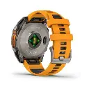 Garmin Fenix 8 47mm AMOLED Sapphire Titanium Smartwatch - Spark Orange-Graphite Silicone Band Mourixa Qatar-1.webp