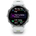Garmin Forerunner 970 Titanium Smartwatch With Whitestone Case & Whitestone-Translucent Amp Yellow Band-Mourixa Qatar-4.webp