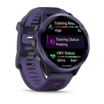 Garmin Forerunner 570 47mm Indigo Aluminium Smartwatch with Translucent Imperial Purple - Indigo Band-mourixa qatar.webp