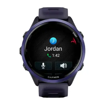 Garmin Forerunner 570 47mm Indigo Aluminium Smartwatch with Translucent Imperial Purple - Indigo Band-mourixa qatar 2.webp