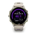 Garmin Forerunner 970 Soft Gold Titanium Smartwatch with French Gray Case & French Gray-Translucent Indigo Band-Mourixa Qatar-2.webp
