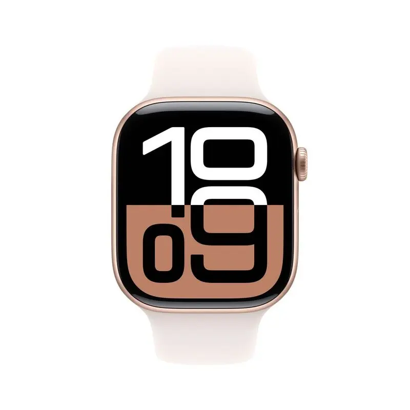 Apple Watch Series 10 GPS 42mm Rose Gold Aluminium Case with Light Blush Sport Band - S-M Mourixa Qatar-3.webp