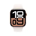 Apple Watch Series 10 GPS 42mm Rose Gold Aluminium Case with Light Blush Sport Band - S-M Mourixa Qatar-3.webp