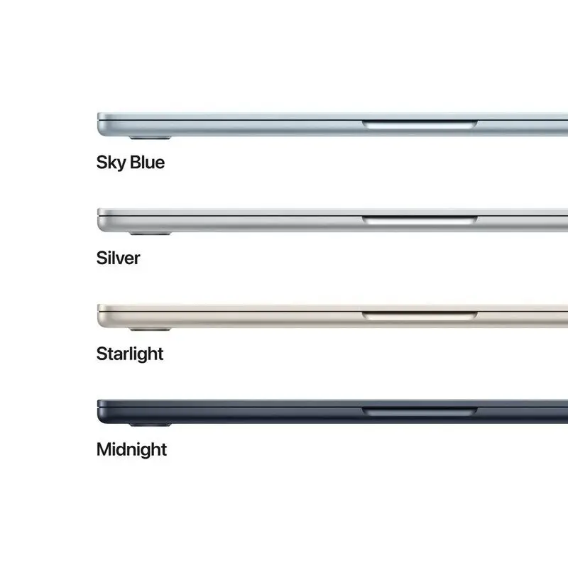 Apple 13-Inch Macbook Air M4 Chip with 10-Core CPU & 8-Core GPU-16GB-256GB SSD - Sky Blue (Arabic-English)-4.webp