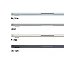 Apple 13-Inch Macbook Air M4 Chip with 10-Core CPU & 8-Core GPU-16GB-256GB SSD - Sky Blue (Arabic-English)-4.webp