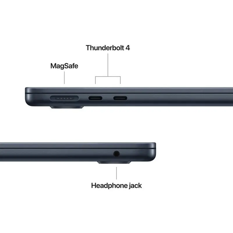 Apple 13-Inch Macbook Air M4 Chip with 10-Core CPU & 8-Core GPU-16GB-256GB SSD - Midnight (English)-Mourixa Qatar-3.webp