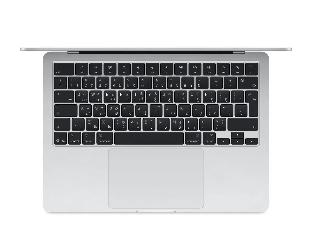 Apple 13-Inch Macbook Air M4 Chip with 10-Core CPU & 10-Core GPU-24GB-512GB SSD - Silver (Arabic-English)-Mourixa Qatar-5.webp