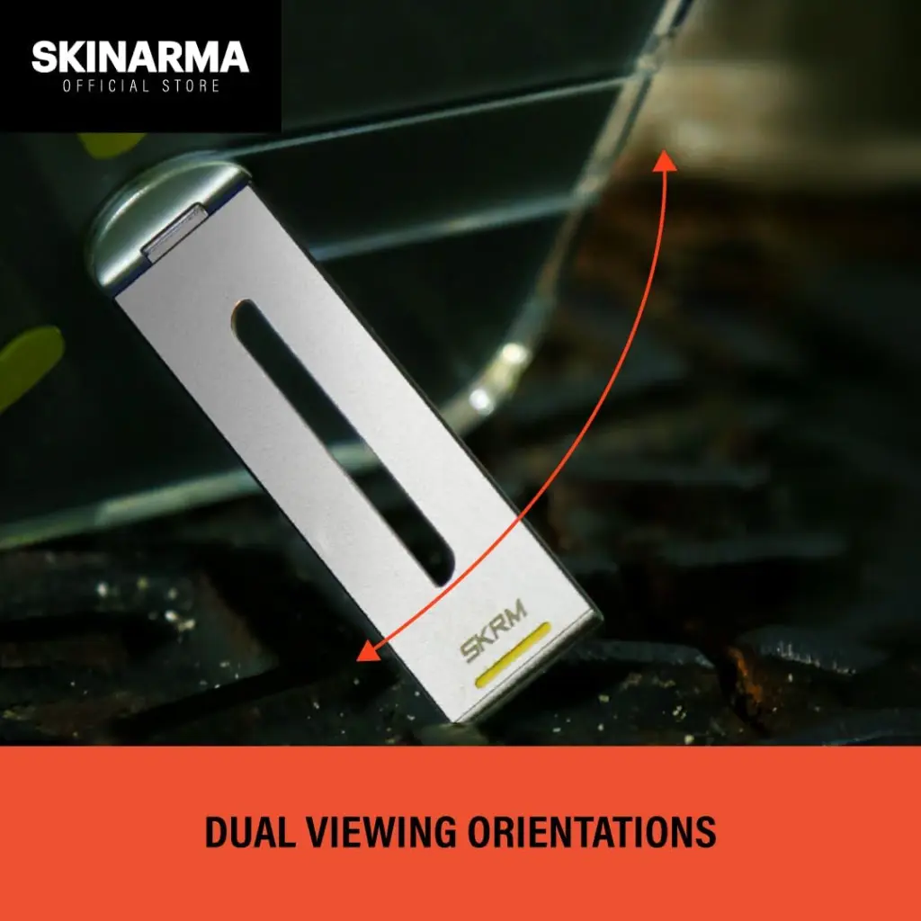 [SK-IP16PMHELCLR] Skinarma Iphone 16 Pro Max Helix (Mag-Charge + 360° Rotating Stand) Clear - Mourixa Qatar-7.webp