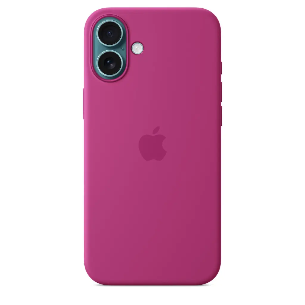 Apple iPhone 16 Plus Silicone Case With Magsafe Fuchsia mourixa qatar-2.webp