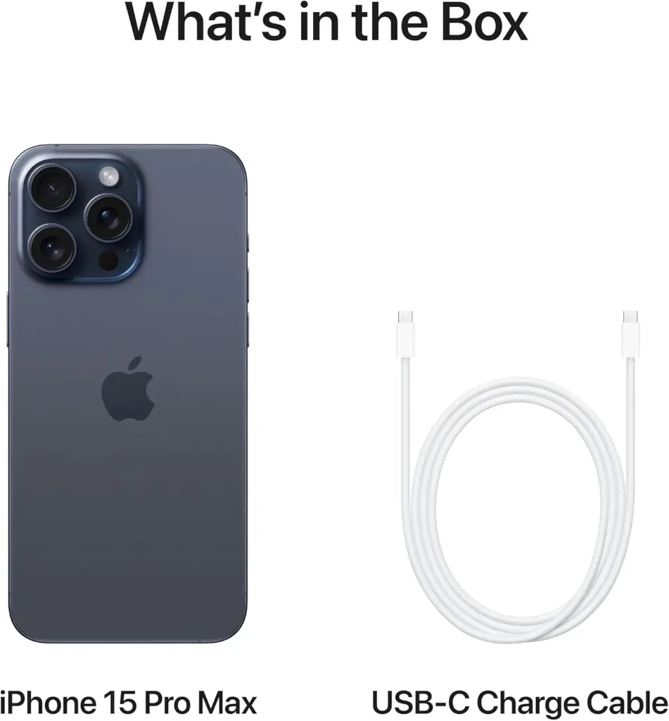 Apple iPhone 15 Pro Max 5G Smartphone, 256 GB storage, Blue Titanium Mourixa Qatar-4.webp